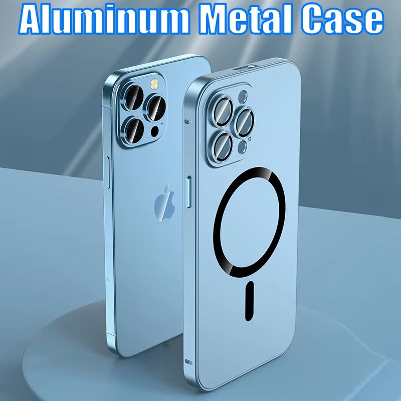 High Quality Apple iPhone Case MagSafe Compatible, Camera Lens & Screen Protection, Cover with IP68 Diving Armor Stand