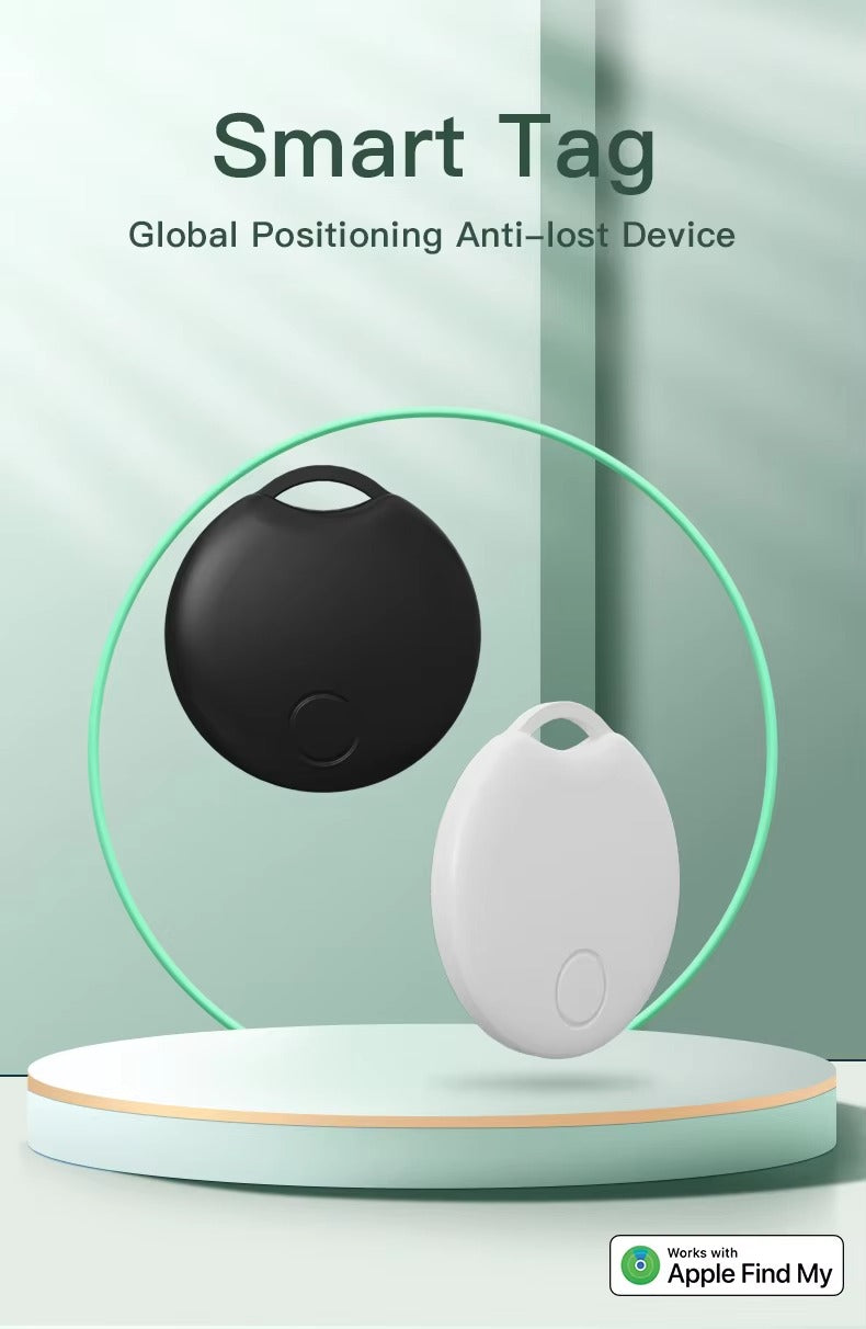 Smart Bluetooth GPS Tracker Compatible with Apple Find My – MFI Certified AirTag Replacement for Wallet, Keys, Bike, Bag – Anti-Lost Finder with Sound Alert & Long Battery Life