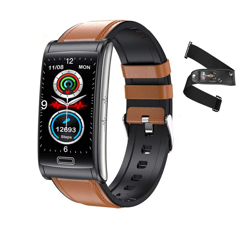 Advanced Health Smartwatch for iPhone – Non-Invasive Blood Glucose Monitor with ECG+PPG, IP68 Waterproof Fitness Tracker