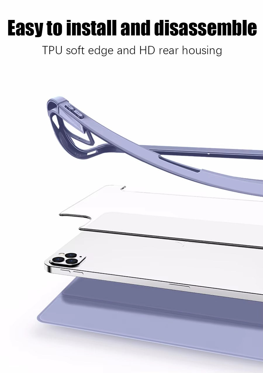 Premium iPad Case with Pencil Holder – Magnetic Protective Cover , Compatible with 10.2", 11", 12.9", 13" Tablet Sizes