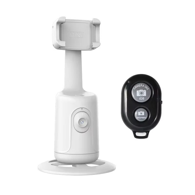 High Quality AI Face Tracking Phone Tripod Stand – 360° Rotation, No App Needed, Auto Follow, Stabilizer, Smart Camera Holder for Vlog & Live