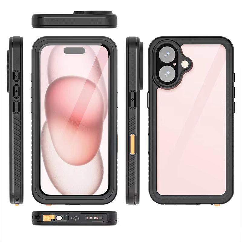 High Quality Apple iPhone Case MagSafe Compatible, Camera Lens & Screen Protection, Cover with IP68 360 Waterproof Shield