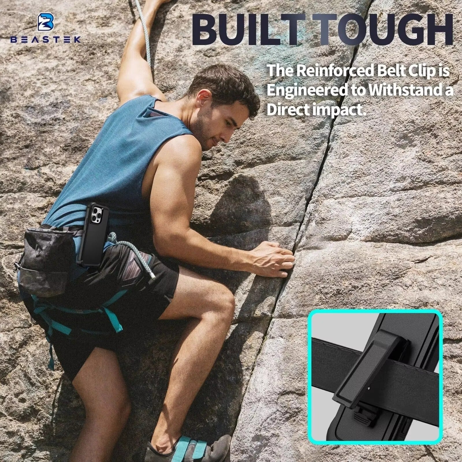 Robust Apple iPhone Case, MagSafe Compatible, Camera Lens & Screen Protection, Ultra Thin, Shockproof, Magnetic Full All Around Cover – Slide Belt Clip Holster Case with Kickstand Holder & Heavy Duty Back Protection