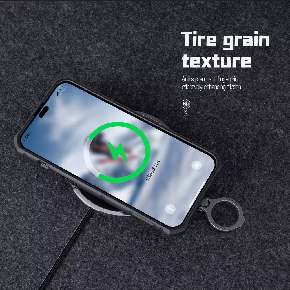 Premium Apple iPhone Case, MagSafe Compatible, Camera Lens & Screen Protection, Ultra Thin, Shockproof, Magnetic Full All Around Cover – Heavy Duty Hard PC Case with Slide Camera Cover & Built-In Kickstand