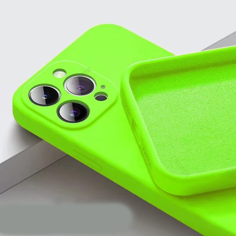 High Quality Apple iPhone Case, MagSafe Compatible, Camera Lens & Screen Protection, Ultra Thin, Shockproof, Magnetic Full All Around Cover – Soft Silicone Solid Color Case with Antiskid Grip & Protective Finish