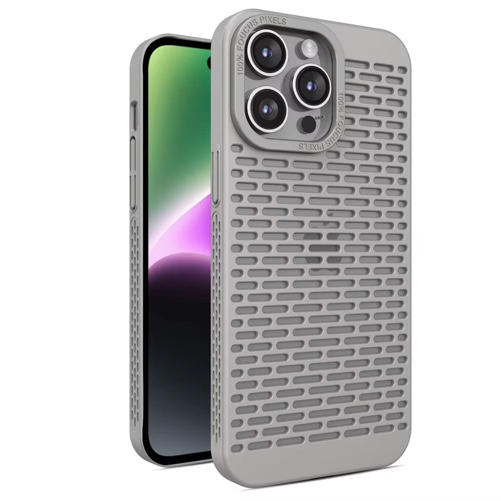 High Quality Apple iPhone Case, MagSafe Compatible, Camera Lens & Screen Protection, Ultra Thin, Shockproof, Magnetic Full All Around Cover – Hollow Cold-Cut Shockproof Case with Heat Dissipation & Anti-Fall Lens Protection