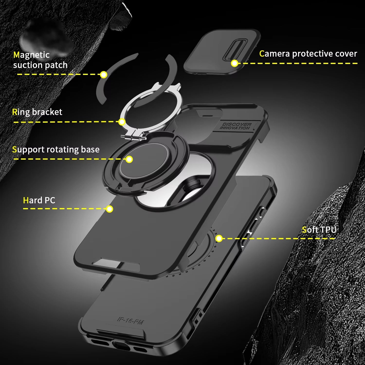 Robust Apple iPhone Case, Camera Protection, Screen Protection, Ultra Thin, Shockproof, Magnetic, Full All Around Protection