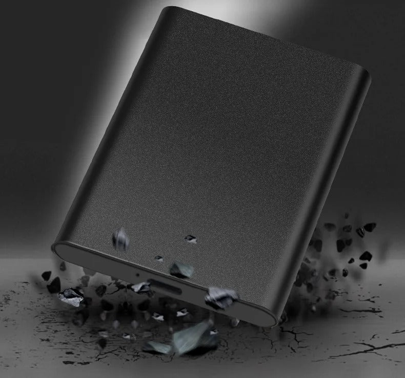 High-Speed External SSD 1TB 2TB – Portable USB 3.1 Solid State Drive, Ultra Slim, Shockproof, Waterproof, Type-C & USB Compatible for Mac/Windows PCs