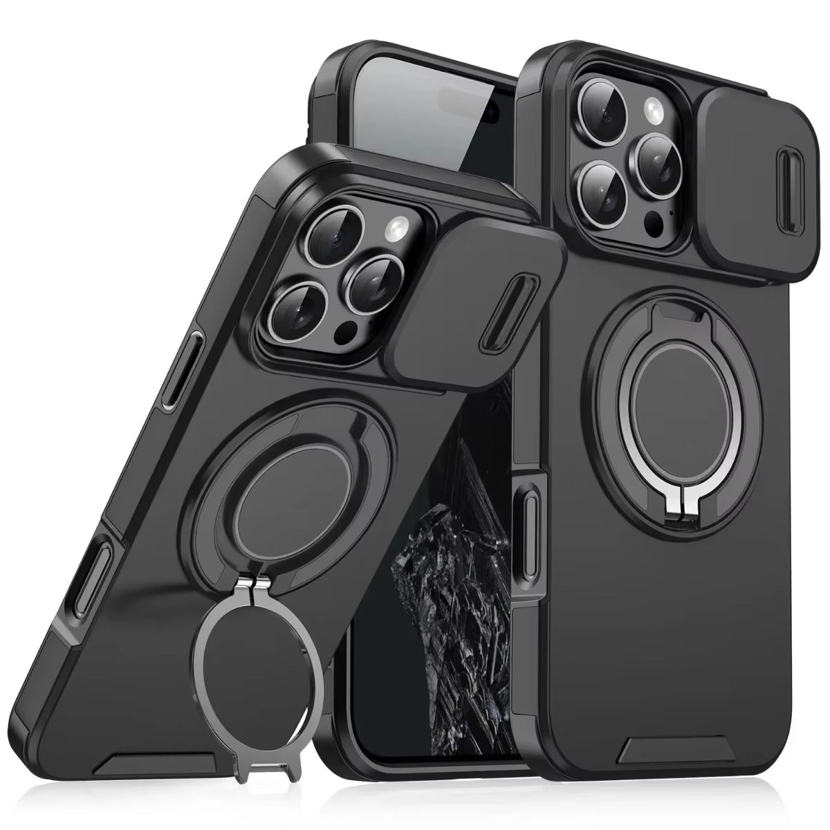 Robust Apple iPhone Case, Camera Protection, Screen Protection, Ultra Thin, Shockproof, Magnetic, Full All Around Protection
