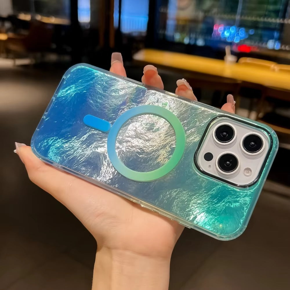 Luxury Apple iPhone Case Camera Lens & Screen Protection, Ultra Thin Shockproof Magnetic Full All Around Protection Cover