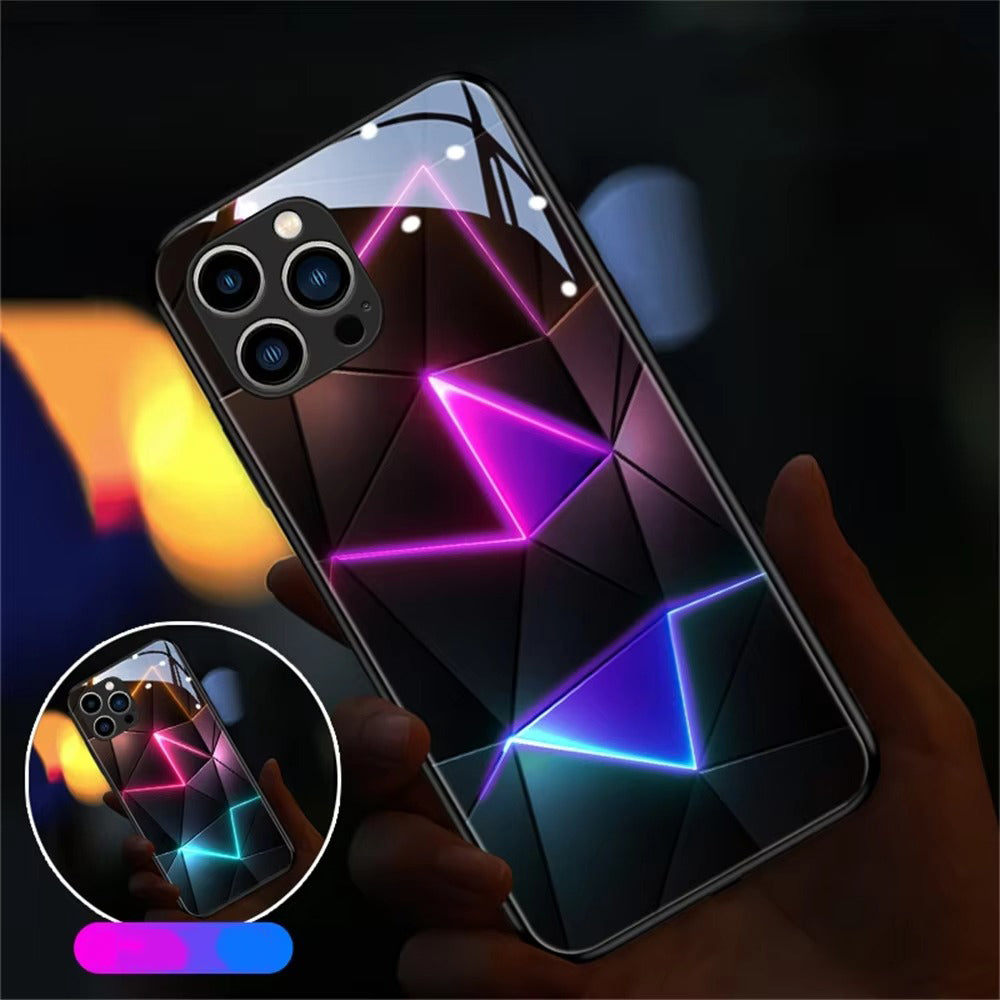 Premium Apple iPhone Case, MagSafe Compatible, Camera Lens and Screen Protection, Ultra Thin, Shockproof, Magnetic, Full All Around Protection, Voice-Activated LED Cover