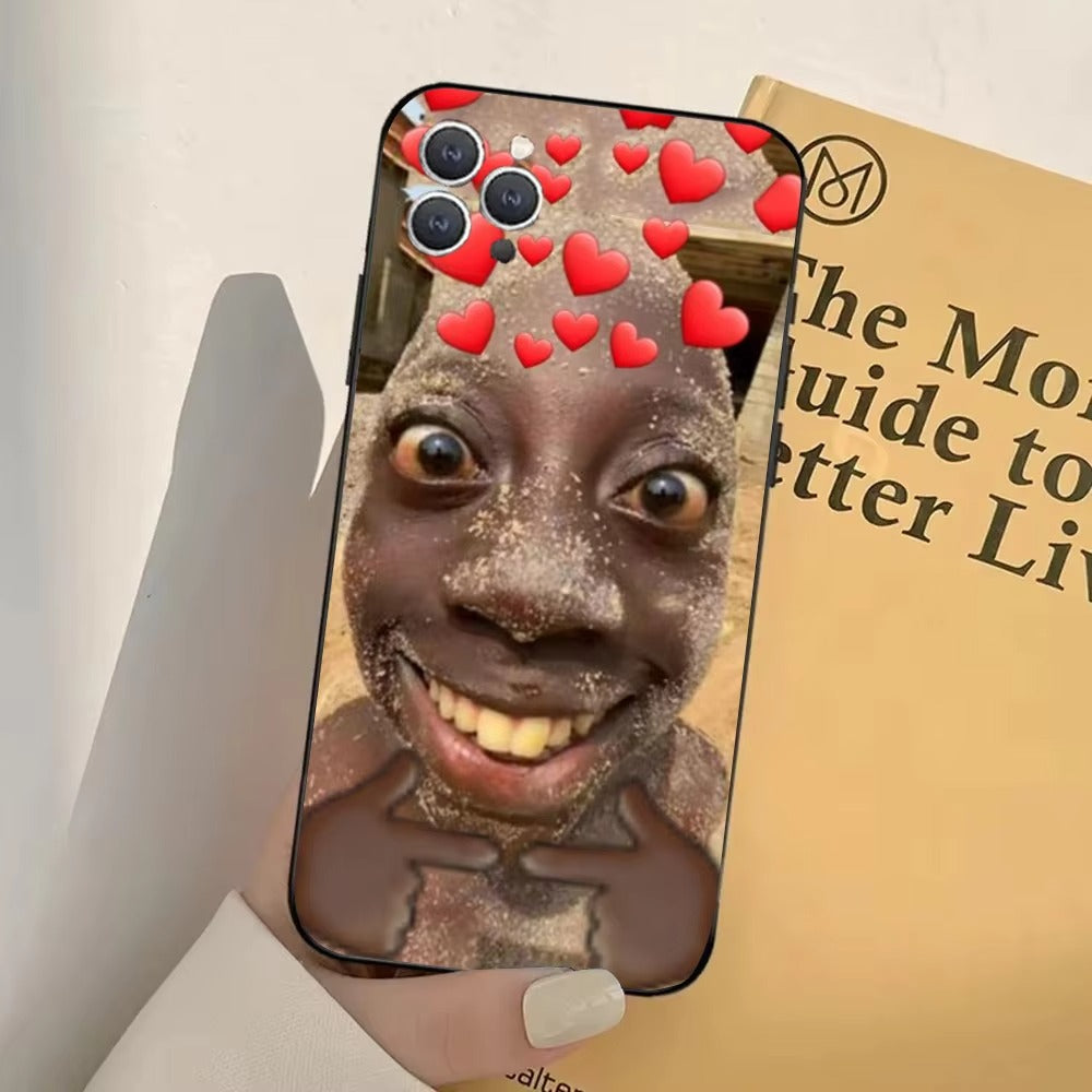 Premium Apple iPhone Case, MagSafe Compatible, Camera Lens and Screen Protection, Ultra Thin, Shockproof, Magnetic, Full All Around Protection, Funny Ugly Man Cover