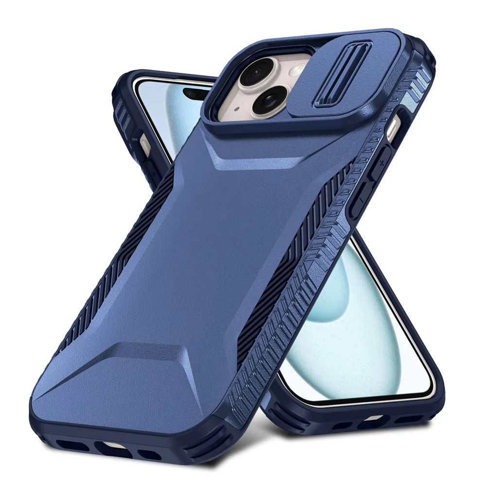 Robust Apple iPhone Case MagSafe Compatible, Camera Lens & Screen Protection, Cover with Slide Lens Armor Shell