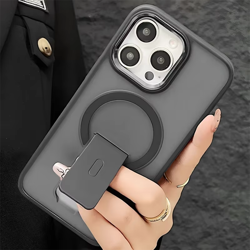 Luxury Apple iPhone Case Camera Lens & Screen Protection, Ultra Thin Shockproof Magnetic Full All Around Protection Cover