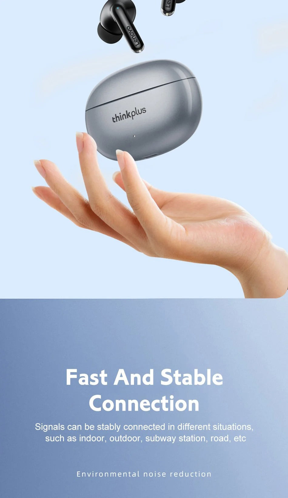 High Quality Bluetooth 5.3 Wireless Earbuds for iPhone – Binaural Sport Headphones with Secure Fit, Clear Mic