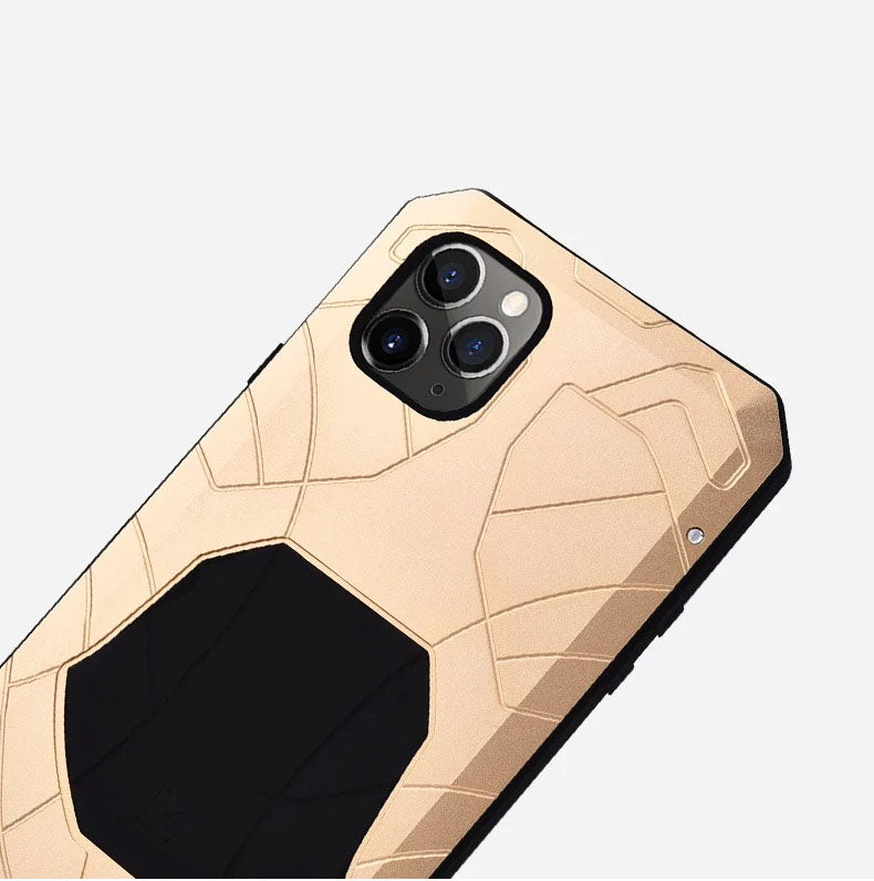 Luxury Apple iPhone Case, MagSafe Compatible, Camera Lens & Screen Protection, Ultra Thin, Shockproof, Magnetic Full All Around Cover – Aluminum Metal & Silicone Case with Dirt-Resistant Shockproof Design