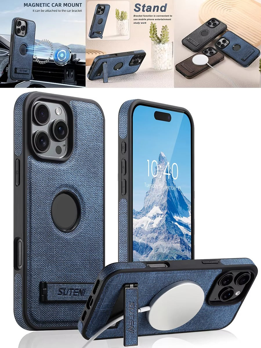Luxury Apple iPhone Case, MagSafe Compatible, Camera Protection, Ultra Thin, Shockproof, Magnetic, Full All Around Protection