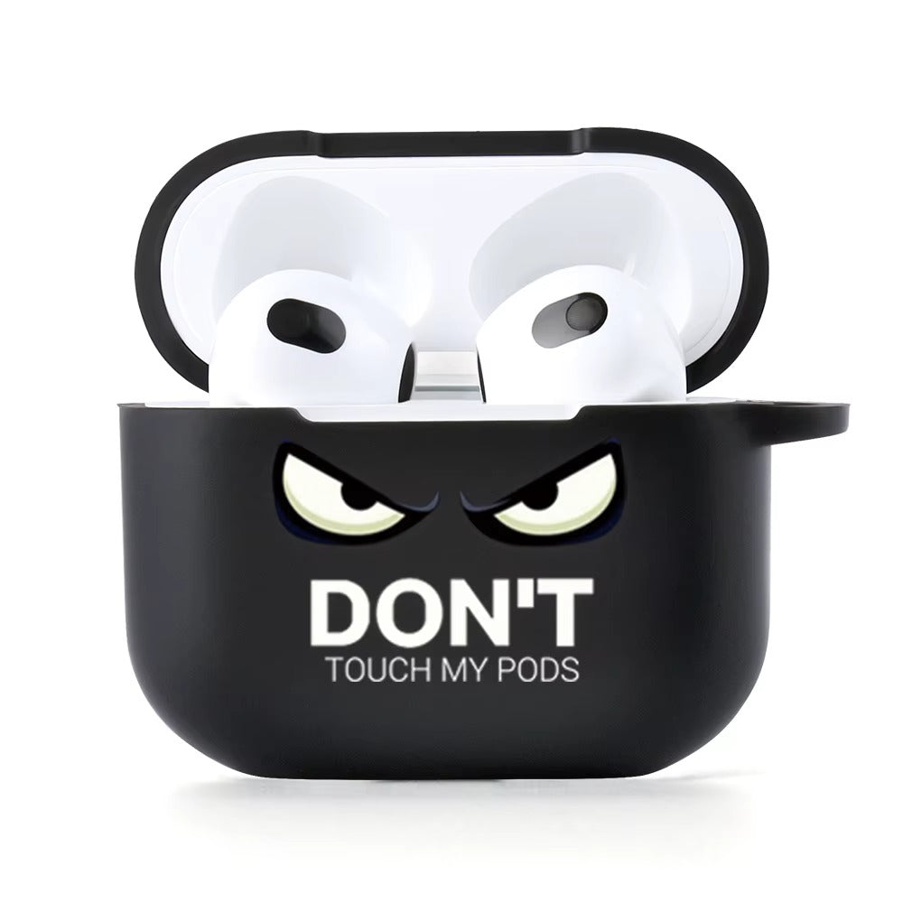 Premium Cute Cartoon Silicone AirPods Case Cover – A, B, C Letters & Fun Designs like Cat, Hearts, Angry Panda, Music Notes, for AirPods Pro 2, Pro, 3, 1/2