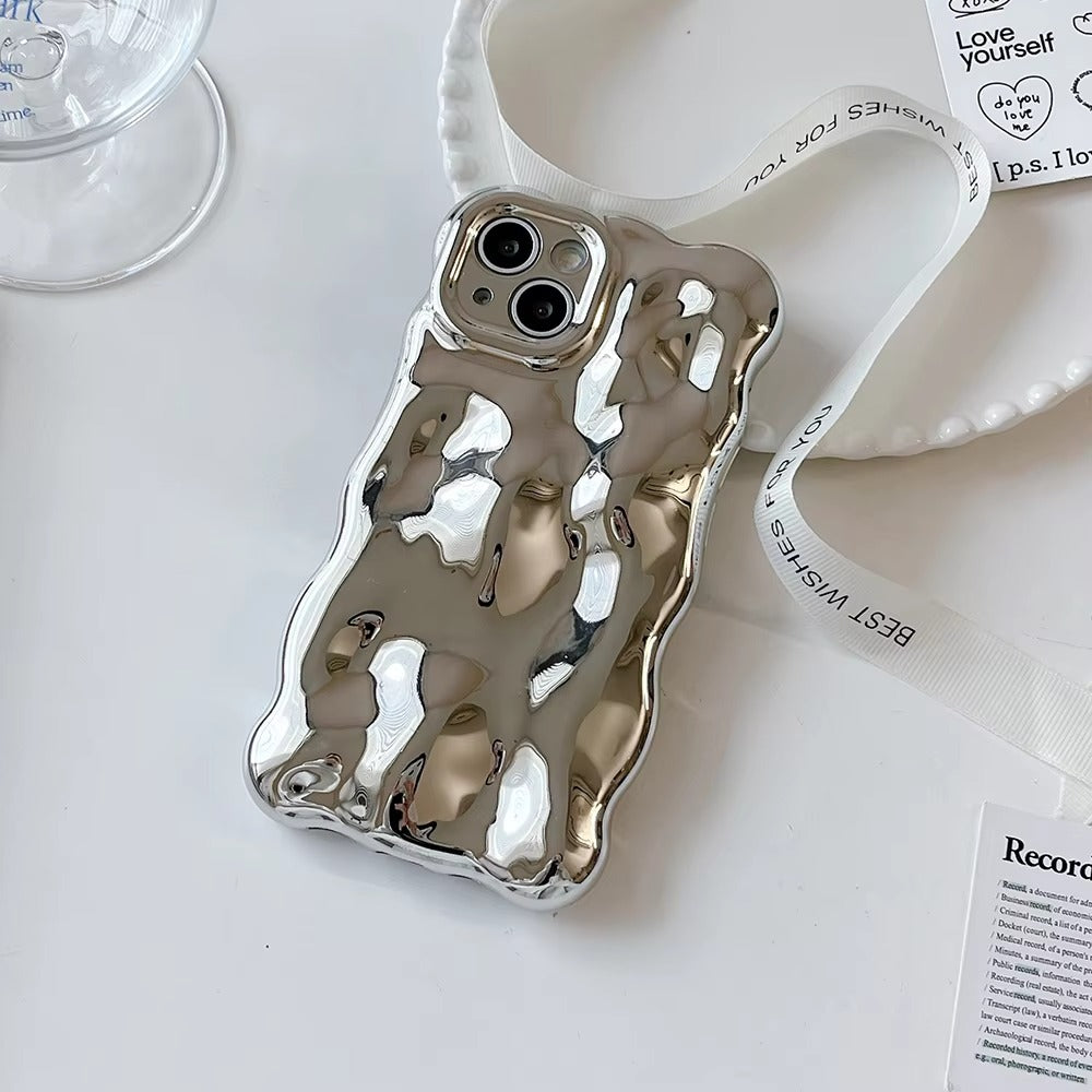 Luxury Apple iPhone Case, MagSafe Compatible, Camera Lens and Screen Protection, Ultra Thin, Shockproof, Magnetic, Full All Around Protection, Meteorite Bracelet Cover