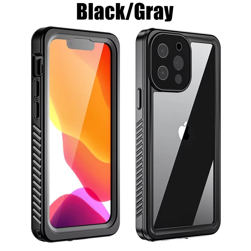 Premium Waterproof Apple iPhone Case, MagSafe Compatible, Ultra Thin Magnetic Shockproof Full Protection Cover with IP68 Seal for Diving, Swimming, and Underwater Use