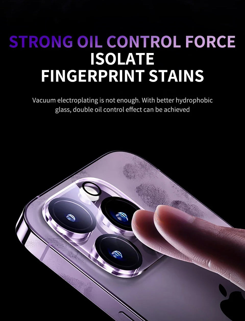 Ultra Thin Camera Lens Protector for iPhone – 4PCS Full Coverage Tempered Glass, Anti-Scratch, Dust-Free, Anti-Fingerprint, HD Clarity, Strong Adhesion