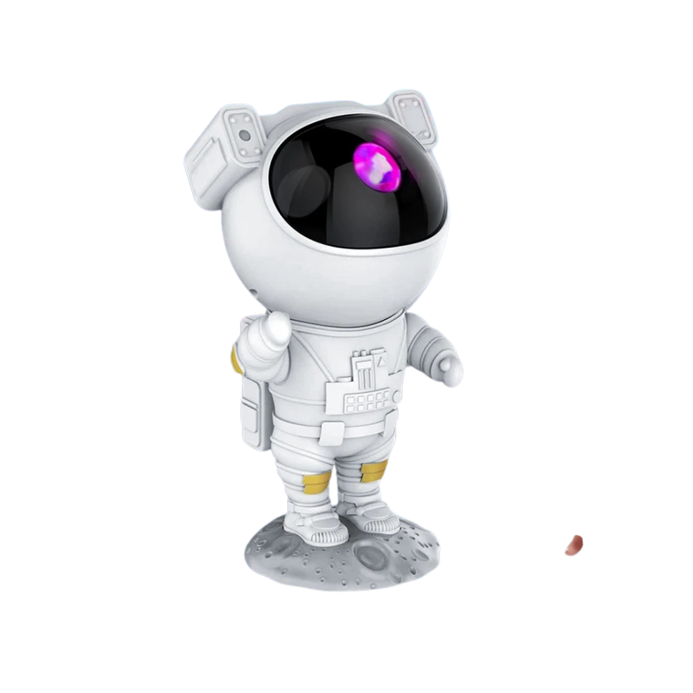 Luxury Astronaut Star Projector Night Light – 360° Adjustable Galaxy Lamp with Remote, Nebula LED Mood Light, Bedroom Ceiling Sky Decor for Kids Gift