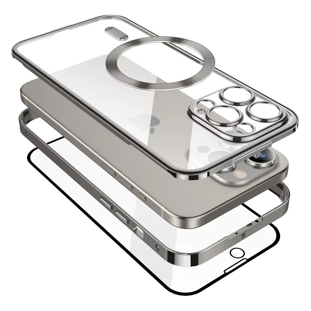 Robust Apple iPhone Case MagSafe Compatible, Camera Lens & Screen Protection, Cover with 10FT Military Glass Shield