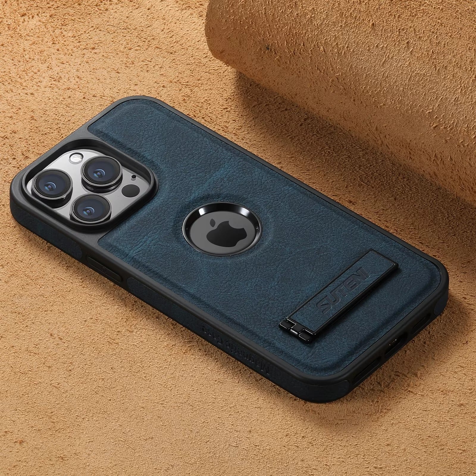 Luxury Apple iPhone Case MagSafe Compatible, Camera Lens Protection, Screen Protection Leather Design, Case for iPhone