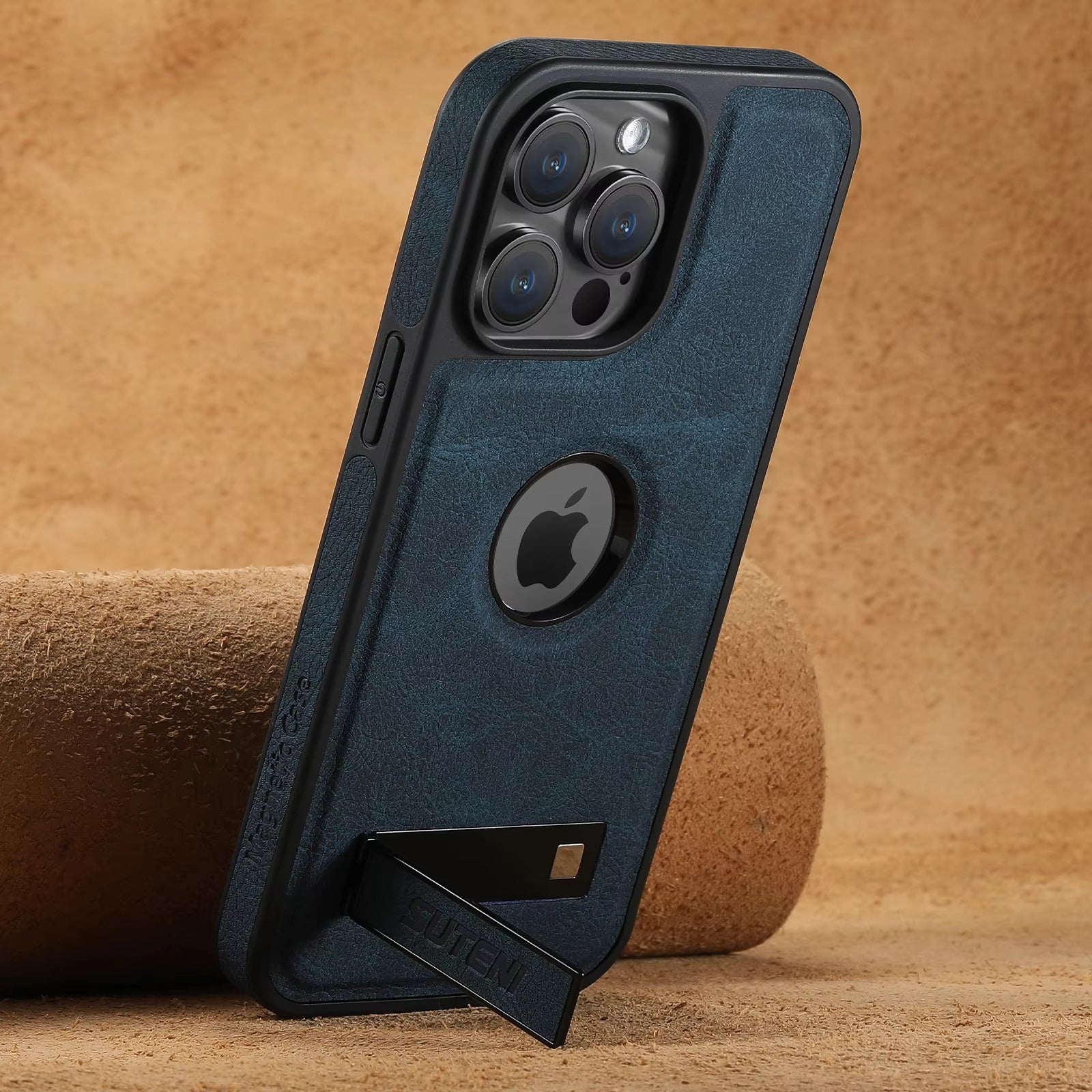 Luxury Apple iPhone Case MagSafe Compatible, Camera Lens Protection, Screen Protection Leather Design, Case for iPhone