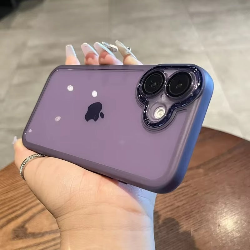 Luxury Apple iPhone Case MagSafe Compatible, Camera Lens & Screen Protection, Cover with Matte Clear Hard PC Shell