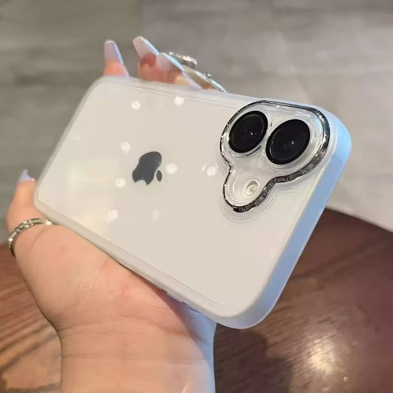 Luxury Apple iPhone Case MagSafe Compatible, Camera Lens & Screen Protection, Cover with Matte Clear Hard PC Shell