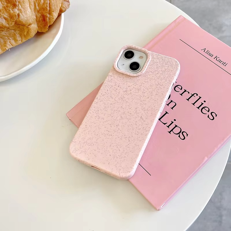 Premium Apple iPhone Case, MagSafe Compatible, Camera Lens and Screen Protection, Ultra Thin, Shockproof, Magnetic, Full All Around Protection, Eco-Friendly Wheat Straw Cover