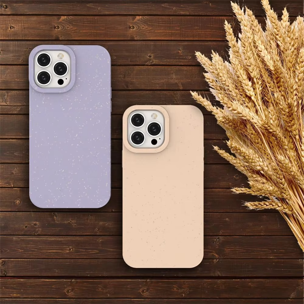 Premium Apple iPhone Case, MagSafe Compatible, Camera Lens and Screen Protection, Ultra Thin, Shockproof, Magnetic, Full All Around Protection, Biodegradable Wheat Straw Cover