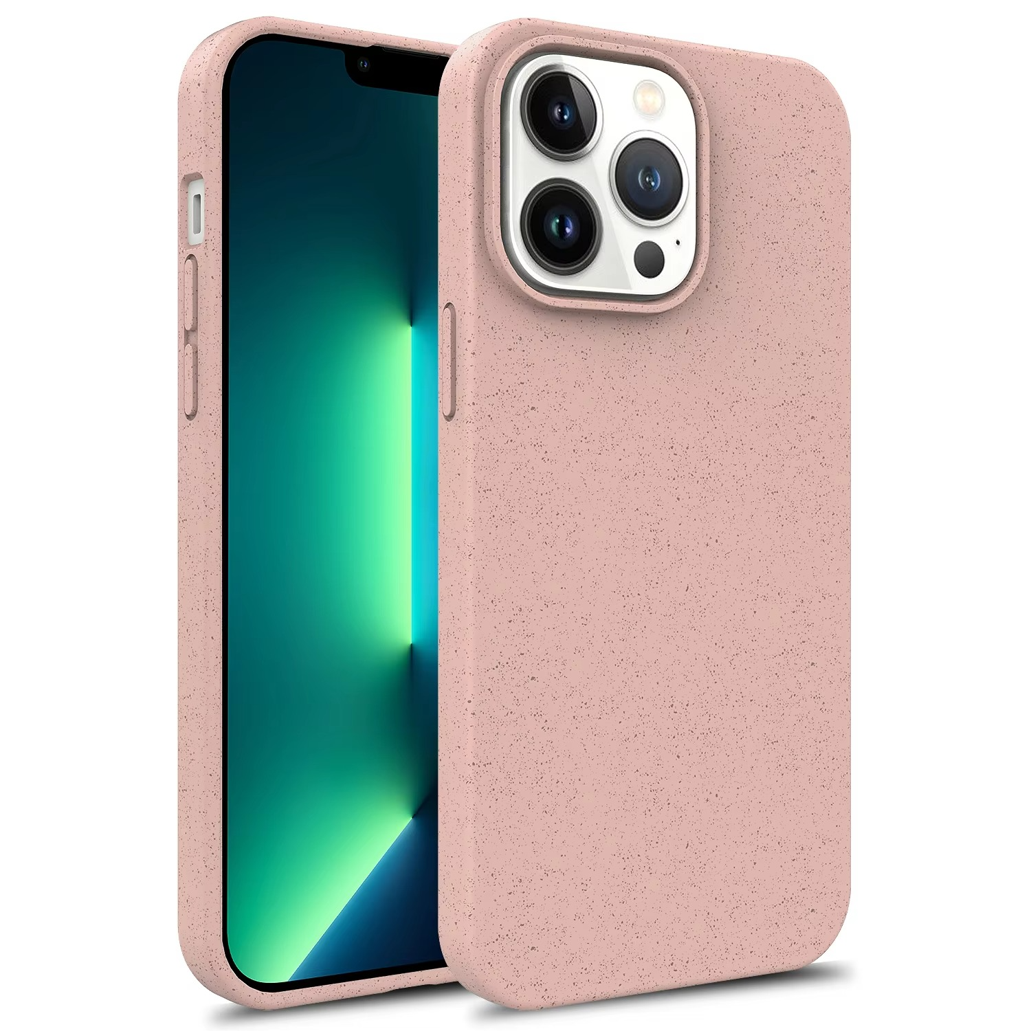 Premium Apple iPhone Case, MagSafe Compatible, Camera Lens and Screen Protection, Ultra Thin, Shockproof, Magnetic, Full All Around Protection, Eco Wheat Silicone Cover