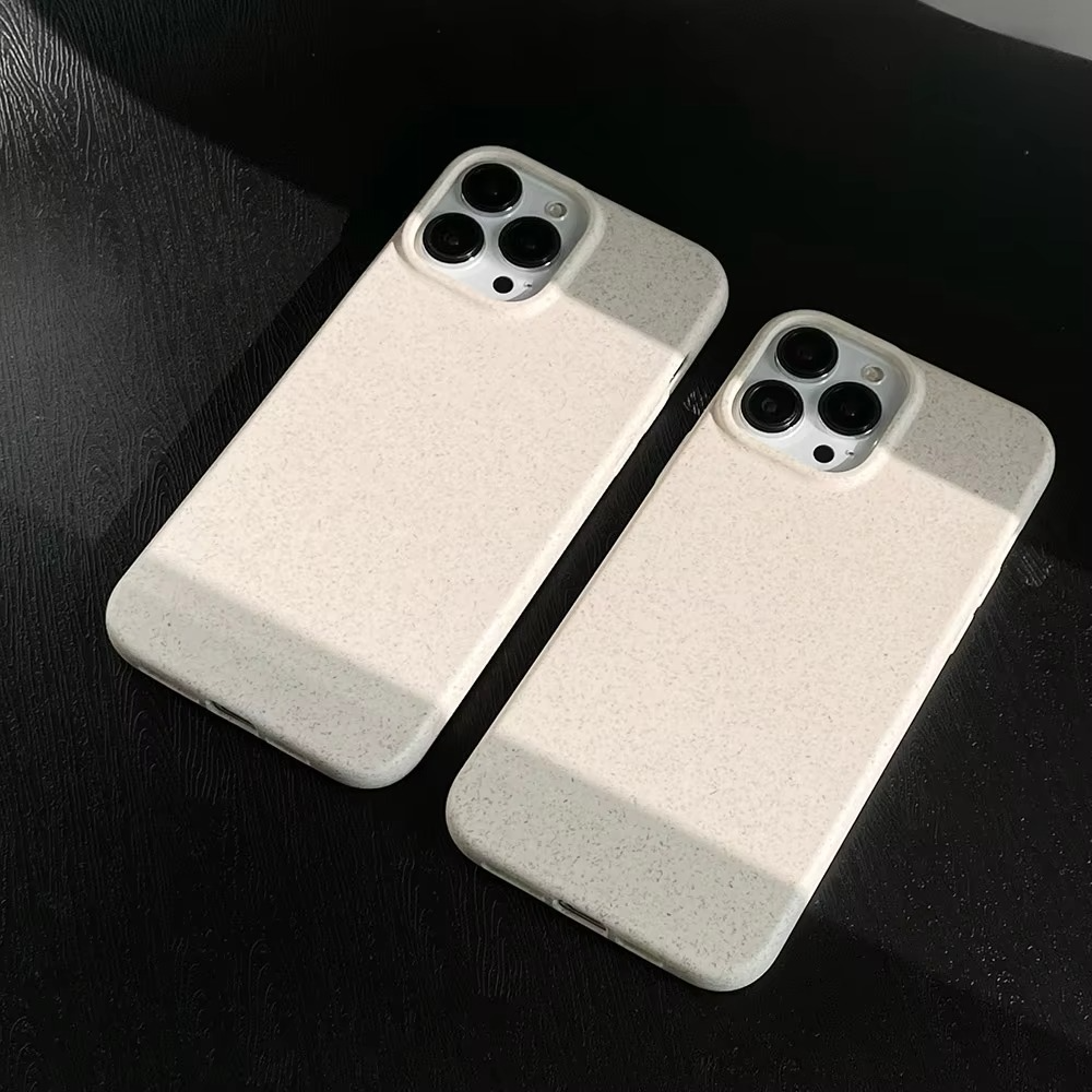 Premium Apple iPhone Case, MagSafe Compatible, Camera Lens and Screen Protection, Ultra Thin, Shockproof, Magnetic, Full All Around Protection, Eco-Friendly Wheat Straw Cover