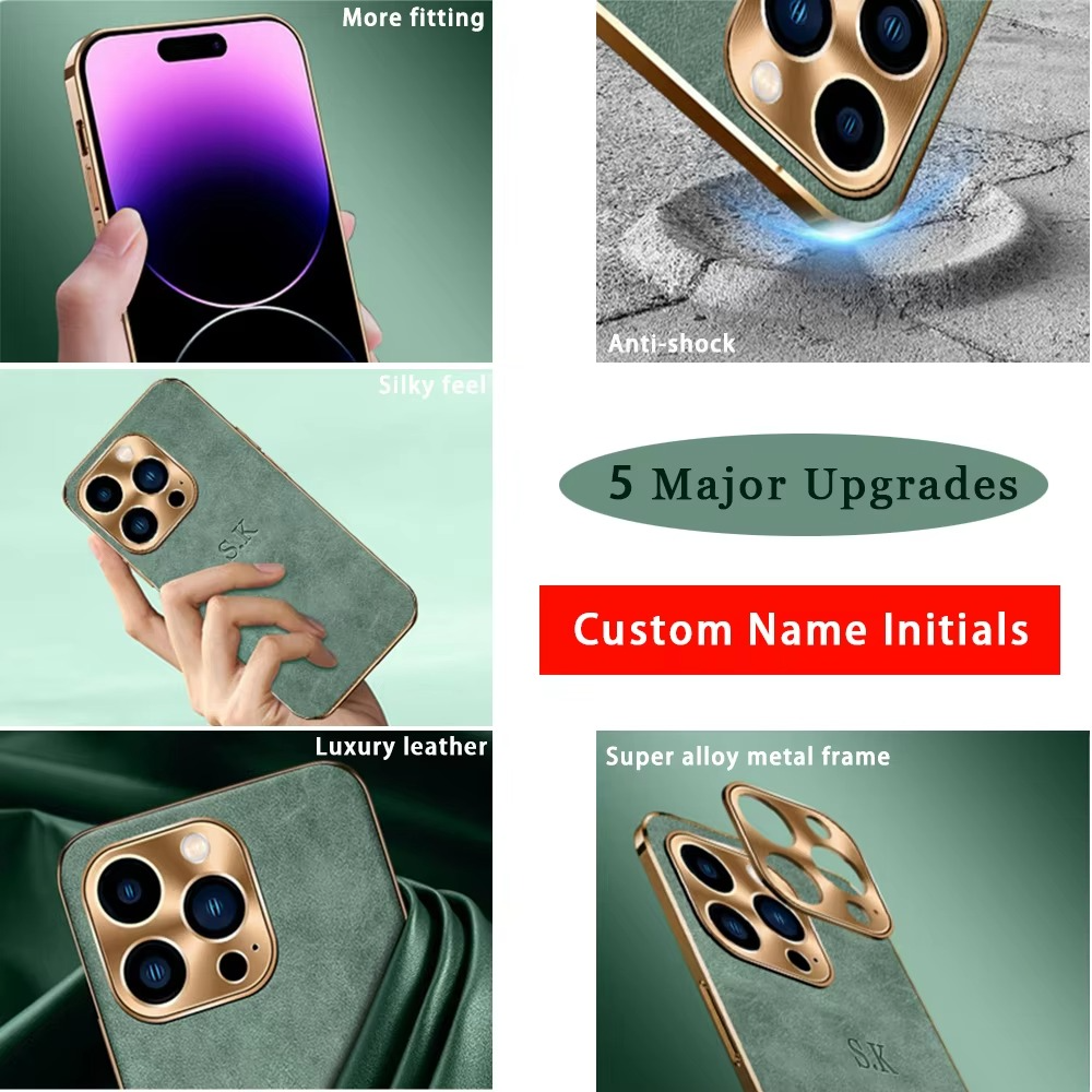 Premium Apple iPhone Case,MagSafe Compatible, Ultra Thin, Shockproof,Magnetic,Camera Lens and Screen Protection, Personalized