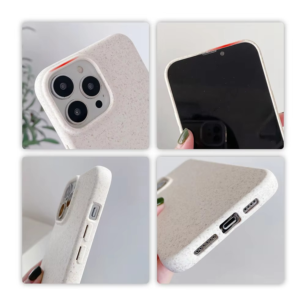 Premium Apple iPhone Case, MagSafe Compatible, Camera Lens and Screen Protection, Ultra Thin, Shockproof, Magnetic, Full All Around Protection, Eco-Friendly Wheat Straw Cover