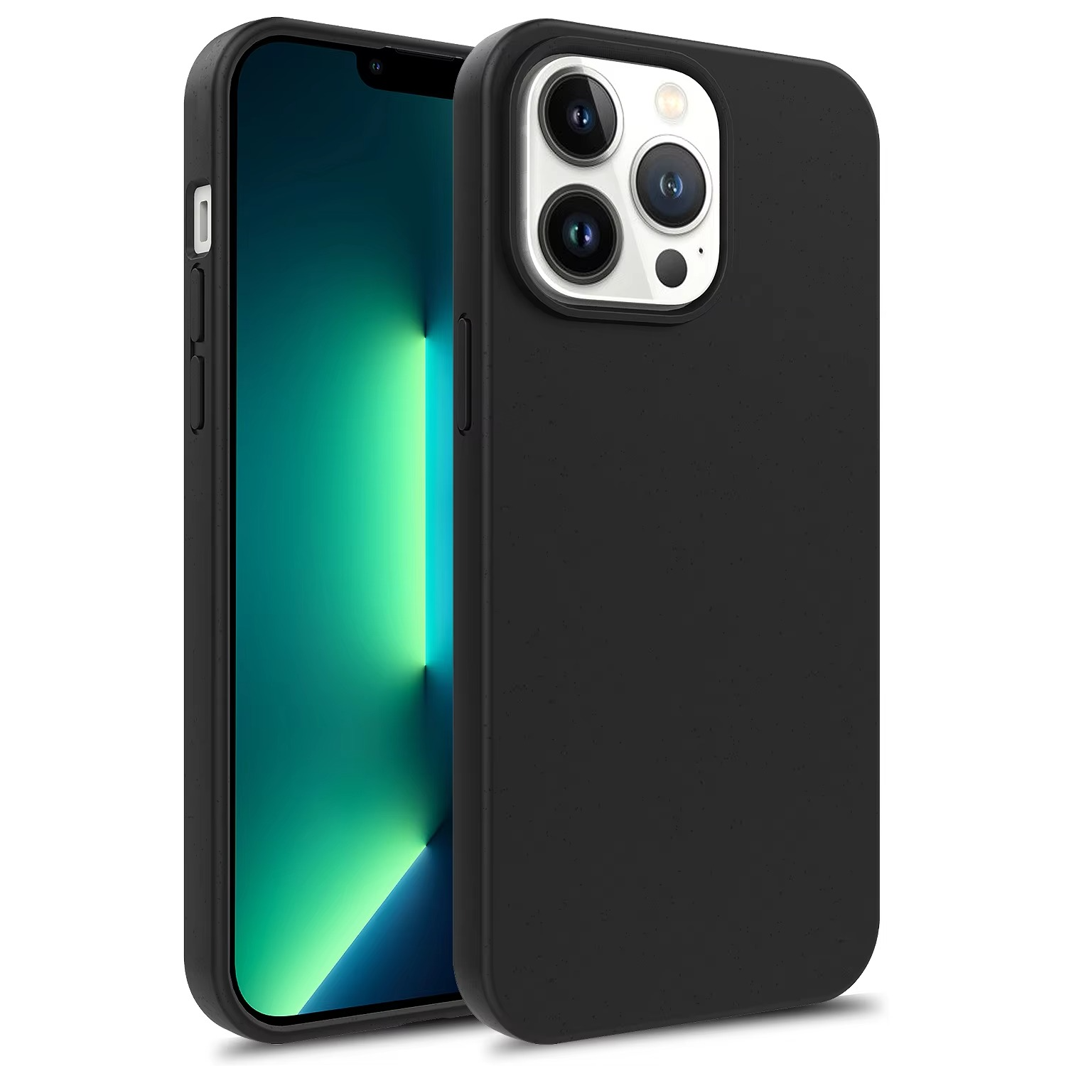 Premium Apple iPhone Case, MagSafe Compatible, Camera Lens and Screen Protection, Ultra Thin, Shockproof, Magnetic, Full All Around Protection, Eco Wheat Silicone Cover