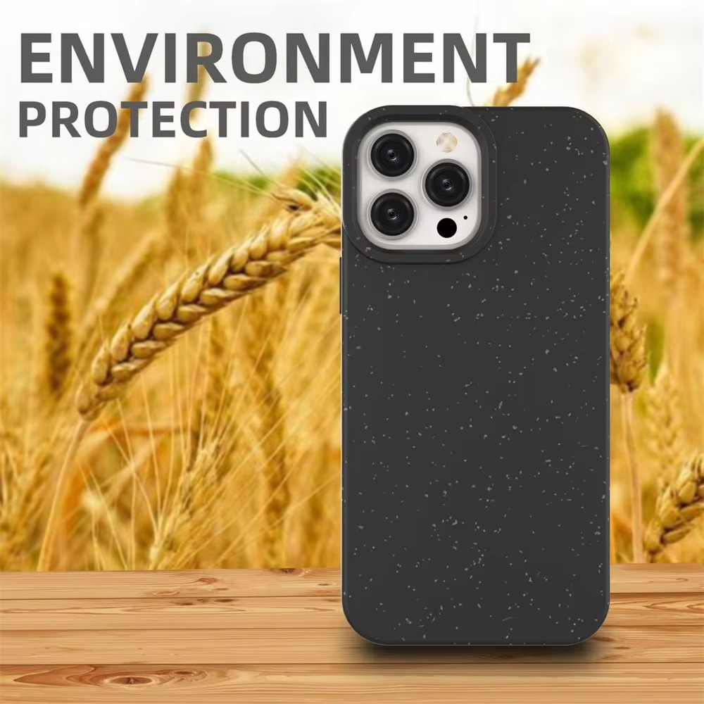 Premium Apple iPhone Case, MagSafe Compatible, Camera Lens and Screen Protection, Ultra Thin, Shockproof, Magnetic, Full All Around Protection, Biodegradable Wheat Straw Cover