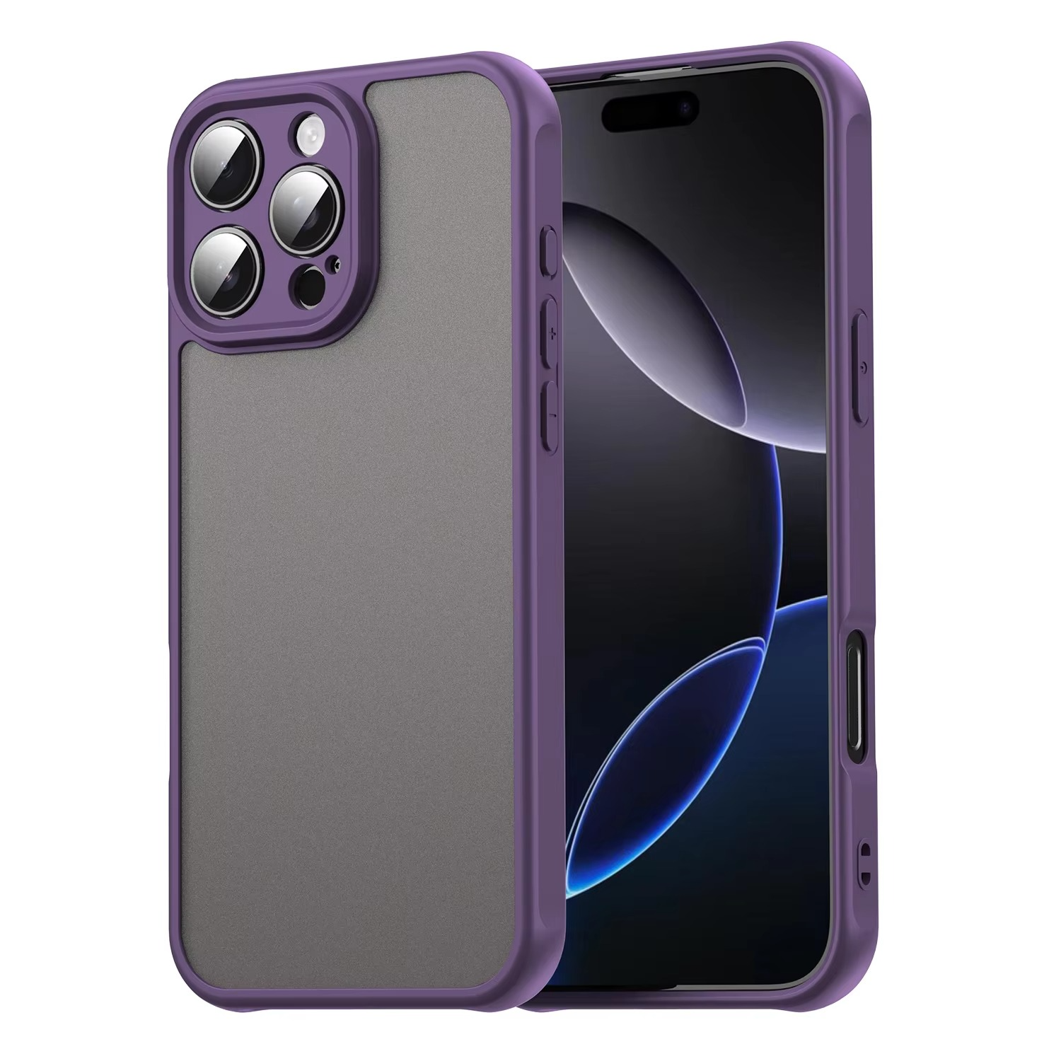 Premium Apple iPhone Case, MagSafe Compatible, Camera Lens and Screen Protection, Ultra Thin, Shockproof, Magnetic, Full All Around Protection, Silicone Matte Back Cover
