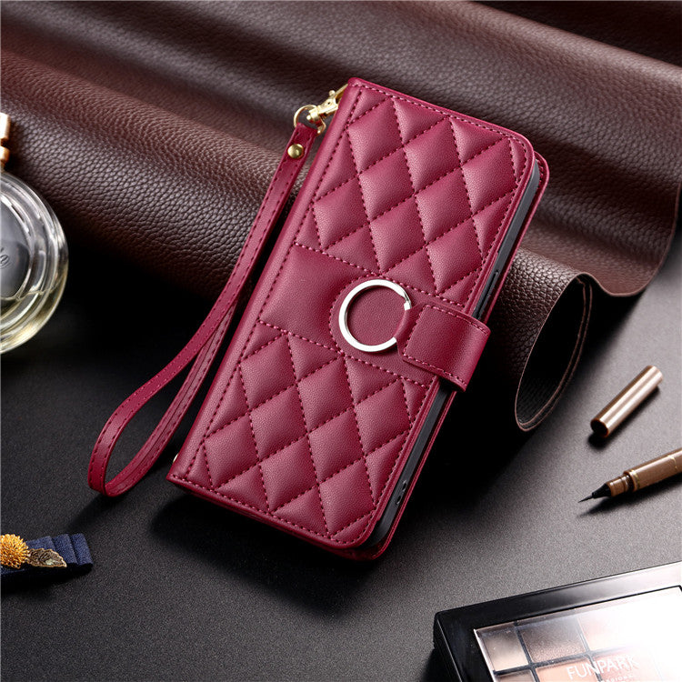 Luxury Leather Flip Phone Case – Premium Wallet, Bracket Protection, Elegant Cover with Card Slots, Durable & Functional