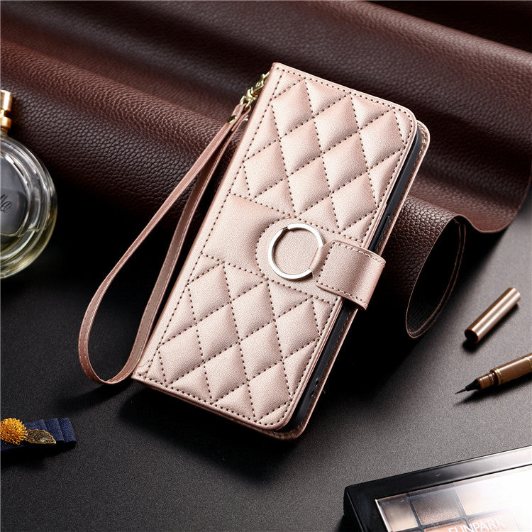 Luxury Leather Flip Phone Case – Premium Wallet, Bracket Protection, Elegant Cover with Card Slots, Durable & Functional