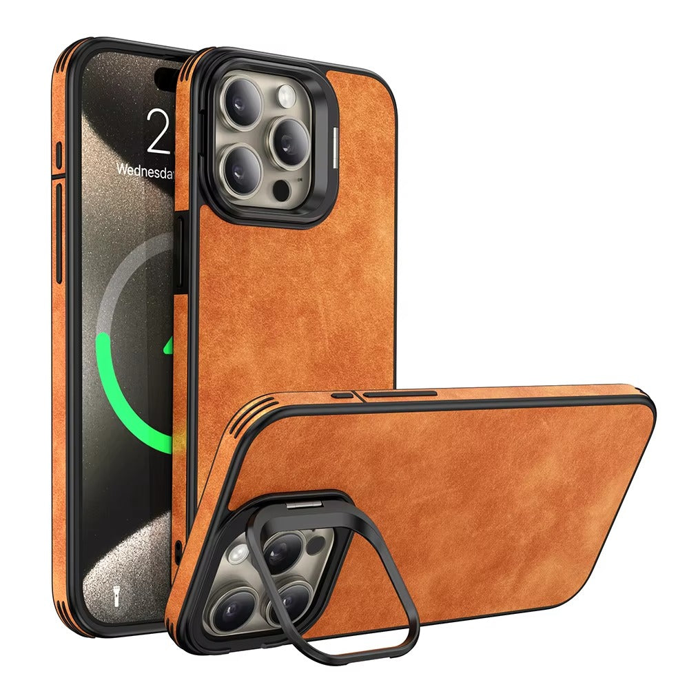 Luxury Apple iPhone Case MagSafe Compatible, Camera Lens Protection, Screen Protection, Ultra Thin Shockproof Case for iPhone