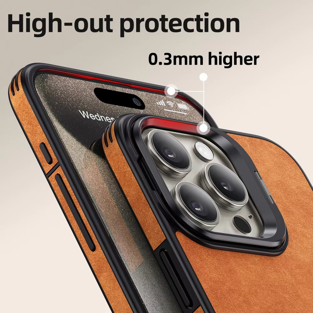 Luxury Apple iPhone Case MagSafe Compatible, Camera Lens Protection, Screen Protection, Ultra Thin Shockproof Case for iPhone