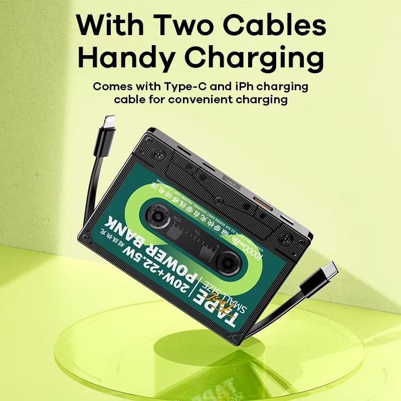 Premium 10000mAh Portable Power Bank – PD18W QC22.5W Two-Way Fast Charging, Digital Display, Compact Mobile Battery for Apple Huawei Xiaomi