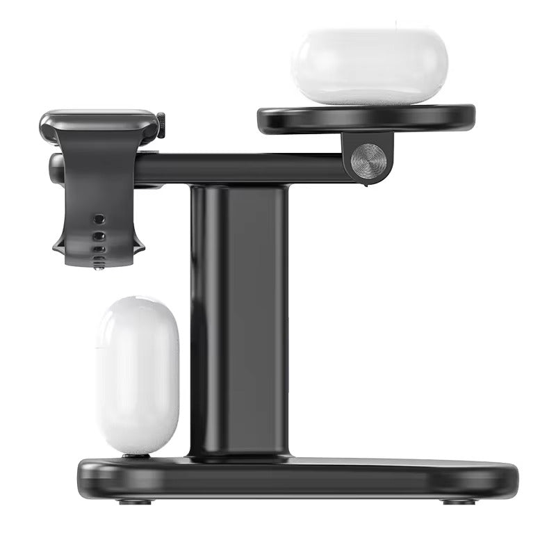 Premium Magnetic 3 in 1 Wireless Charging Station – 25W Foldable Fast Charger Stand and Phone Holder for iPhone, Apple Watch, AirPods and Qi Devices