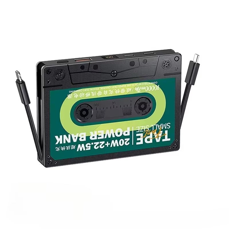 Premium 10000mAh Portable Power Bank – PD18W QC22.5W Two-Way Fast Charging, Digital Display, Compact Mobile Battery for Apple Huawei Xiaomi