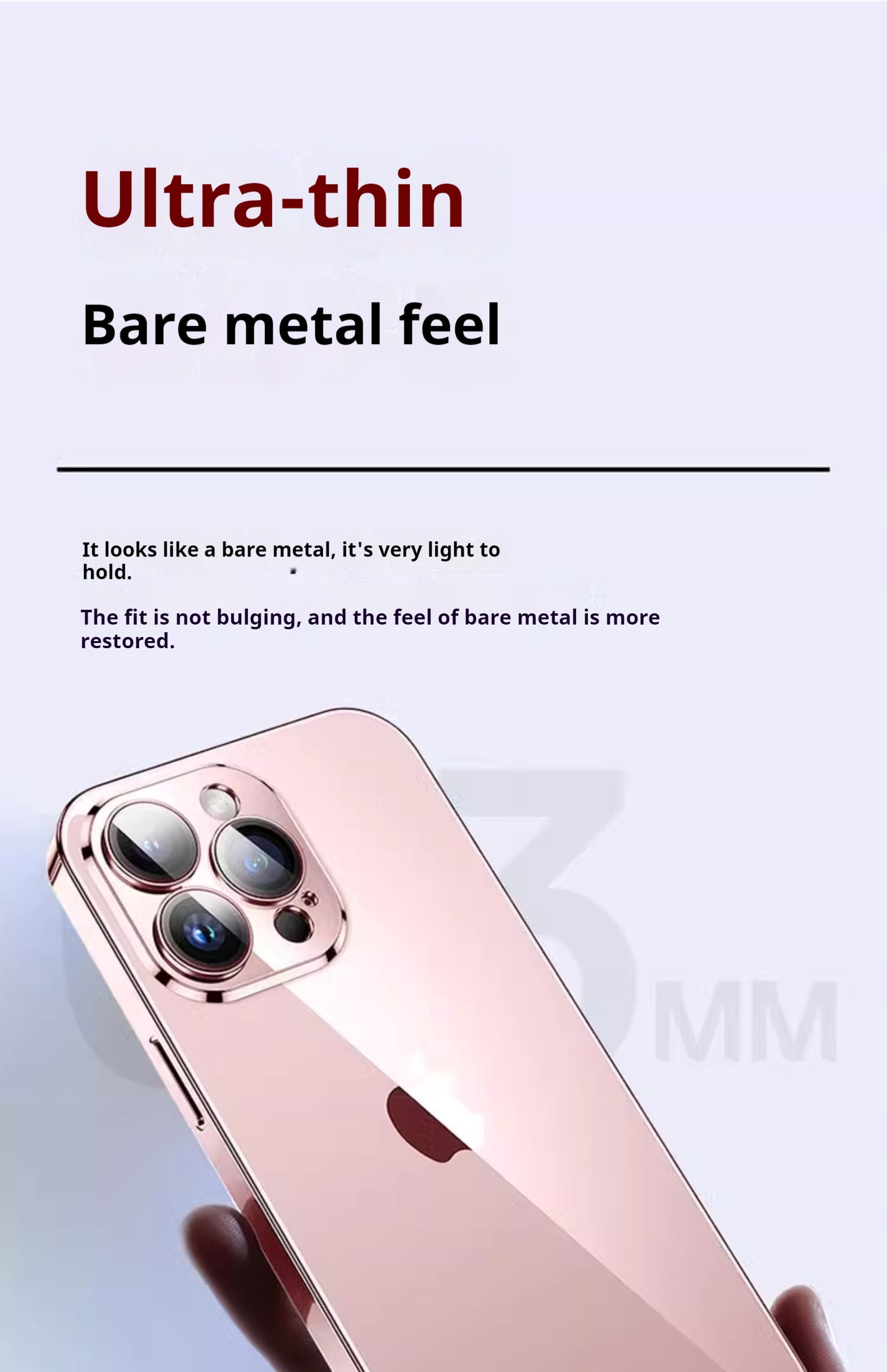 Luxury Transparent TPU iPhone Case – Ultra Thin, Plating Design, Soft Shockproof Cover, HD Lens Protection,