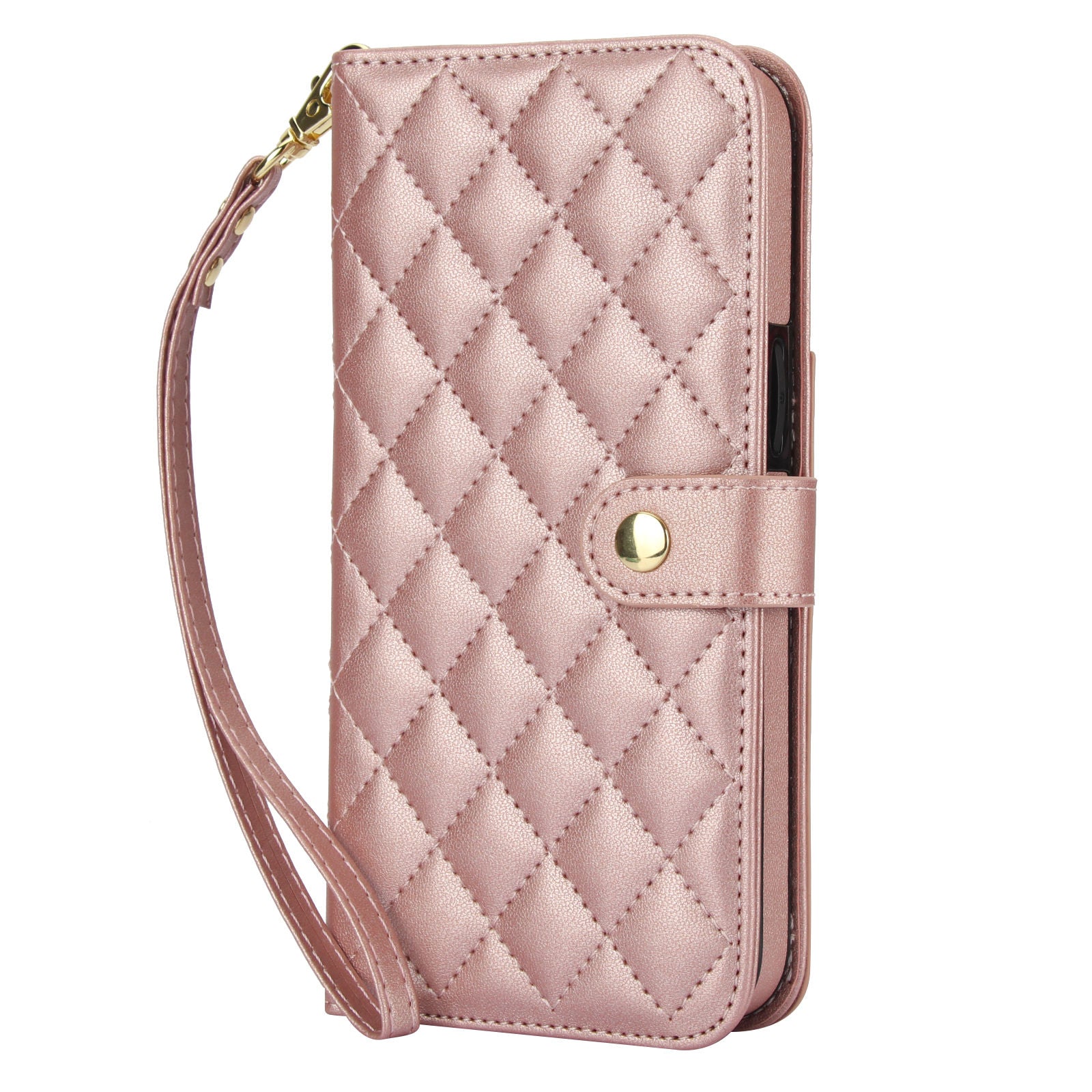 RFID Blocking Wallet Crossbody Flip iPhone Case – Card Slot Holder, PU Leather, Secure Protection for iPhone Models