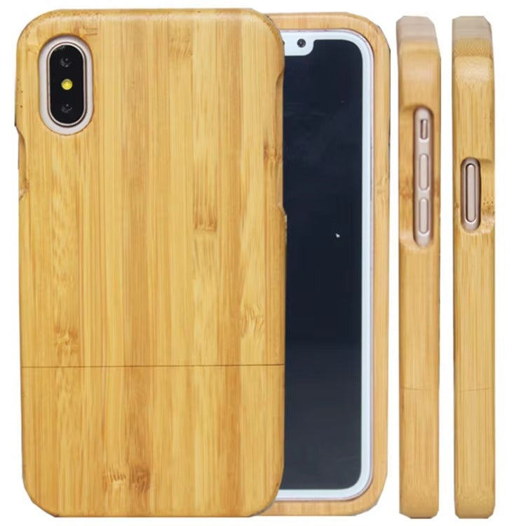 Luxury Apple iPhone Case, MagSafe Compatible, Camera Lens Protection, Screen Protection, Ultra Thin, Shockproof, Magnetic, Full All Around Protection, Wooden Back Cover